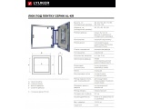 Люк ревизионный под плитку Luker АЛ-КР 30х40 см, распашная дверца, нажимной, алюминиевый