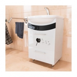 Тумба Mixline Радуга-52 одуванчик под умывальник Альфана-52