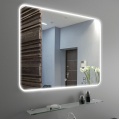 Зеркало AZARIO Alone Raggio 800х600 влагостойкое с подсветкой, сенсорный выключатель с диммером