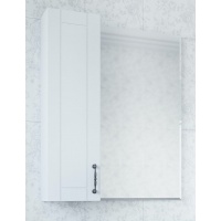 Зеркало Глория-65 левостороннее, белое Sanflor