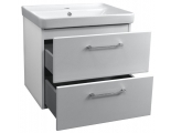 Комплект Azario тумба Ника 70 710х470х560 подвесная с раковиной Monte tx 70 белый