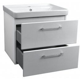 Комплект Azario тумба Ника 70 710х470х560 подвесная с раковиной Monte tx 70 белый