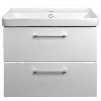 Комплект Azario тумба Ника 70 710х470х560 подвесная с раковиной Monte tx 70 белый