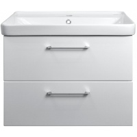 Комплект Azario тумба Ника 80 810х470х560 подвесная с раковиной Monte tx 80 белый