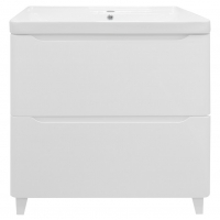 Комплект Azario тумба Lotos 70/2 Н 710х475х835 напольная с раковиной Monte 70, белый