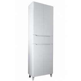 Пенал Azario Lotos 60 600x330x1980 напольный белый