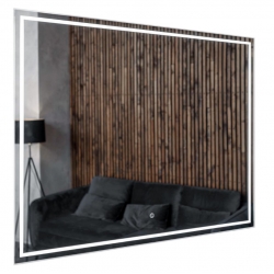 Зеркало AZARIO Classico Quadrato 800х600 влагостойкое с подсветкой, сенсорный выключатель, диммер