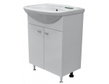 Комплект Тумба Loranto Моника New 60 напольная с раковиной Арго, белый