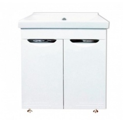 Комплект Тумба Loranto Верона 60 напольная с раковиной Fest, белый