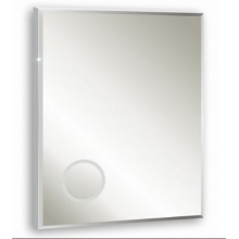 Зеркало Loranto Лайт-эконом 600х800, увеличительное зеркало, фацет, горизонтальное/вертикальное