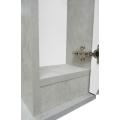 Зеркало-шкаф Loranto Florena 60 правый 600х600х135, без светильника, светлый бетон