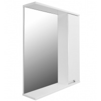 Зеркало-шкаф Loranto Mari 60 правый 600х705х150, без светильника, белый