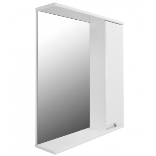 Зеркало-шкаф Loranto Mari 60 правый 600х705х150, без светильника, белый купить в интернет магазине Санрай73