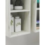 Стеллаж Mixline 1072х720х330 дуб белый, 6 ячеек, ЛДСП