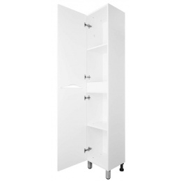 Пенал Loranto Santorini 36x30x180 напольный, левый, белый