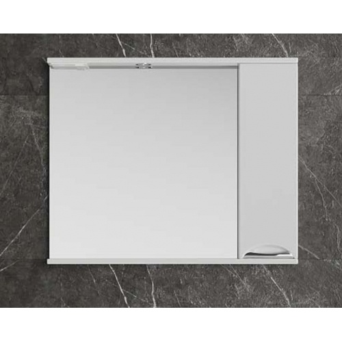 Зеркало-шкаф SANRAY Ника 90 см правое купить в интернет магазине Санрай73