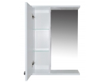 Зеркало-шкаф Loranto Моника 50 левый 500х695х135, без светильника, белый