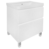 Тумба Azario Мила 60Н 600х460х850 напольная, без раковины, белый
