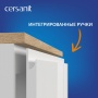 Тумба под столешницу Cersanit MODUO 60, подвесная белая (SB-SZ-MOD60-BL/Wh)