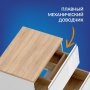 Тумба под столешницу Cersanit MODUO 60, подвесная белая (SB-SZ-MOD60-BL/Wh)