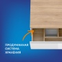Тумба под столешницу Cersanit MODUO 60, подвесная белая (SB-SZ-MOD60-BL/Wh)