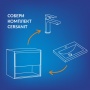 Тумба под столешницу Cersanit MODUO 60, подвесная белая (SB-SZ-MOD60-BL/Wh)