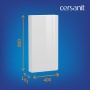 Шкафчик Cersanit  MODUO 40 настенный, универсальный, белый (SB-SW-MOD40/Wh)