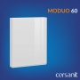 Шкафчик Cersanit MODUO 60 настенный, универсальный, белый (SB-SW-MOD60/Wh)