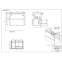 Тумба под раковину Cersanit для MODUO SLIM 60, подвесная, белая (SB-SZ-MOD-MO60Sl/Wh)