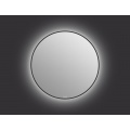 Зеркало Cersanit Eclipse smart 80x80 с подсветкой в черной рамке круглое