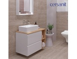 Тумба под раковину Cersanit для MODUO 60, подвесная, белая (SB-SZ-MOD-MO60/Wh)