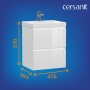 Тумба под раковину Cersanit  для MODUO 50, подвесная, белая (SB-SZ-MOD-MO50/Wh)