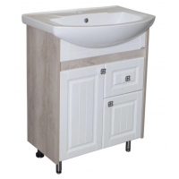 Тумба Mixline Версаль-55, белое дерево под умывальник Элеганс-55