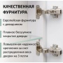 Зеркальный шкаф Mixline Минио 600*800 (ШВ) правый, сенсорный выкл, светодиодная подсветка