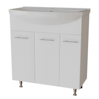 Тумба для ванной Mixline Вега-75 под умывальник Sanita Lux Best-75