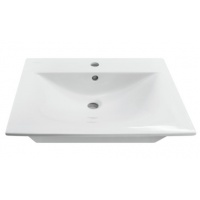 Раковина Sanita Luxe Breeze 50 белая, для тумбы Mixline Брикс 50