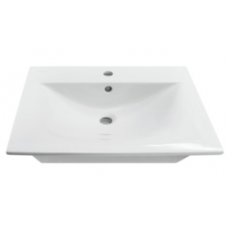 Раковина Sanita Luxe Breeze 50 белая, для тумбы Mixline Брикс 50