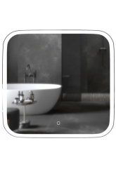 Зеркало Mixline Стив 700*680 сенсорный выключатель, светодиодная подсветка