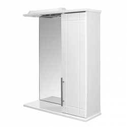 Шкаф навесной Mixline ВИЛЕНА-55 правый с подсветкой (ПВХ)