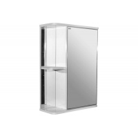 Зеркало-шкаф Mixline Стандарт 50, правый, без подсветки, ПВХ