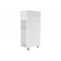 Тумба Mixline Мини 40 белая левая, под умывальник Sky-40