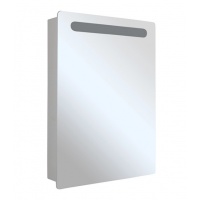 Зеркало-шкаф Mixline Стив 605х810х150 белый правый с подсветкой