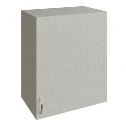 Кухонный шкаф для посуды 50 белый мрамор, ЛДСП, полка