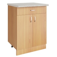 Кухонный рабочий стол 60 ольха, ЛДСП, 1 ящик