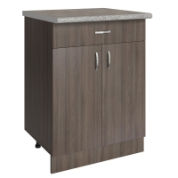 Кухонный рабочий стол 60 шимо темный, ЛДСП