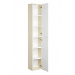 Шкаф - колонна Aquaton Йорк белый, ясень фабрик 1A171203YOAV0