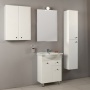Шкаф - колонна Aquaton Лиана двустворчатый белый 1A153003LL010