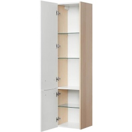 Шкаф - колонна Aquaton Инфинити подвесная левая ясень коимбра 1A192303IFSCL