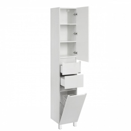 Шкаф - колонна Aquaton Дакота белый, выбеленное дерево 1A203203DAAY0