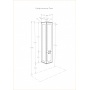 Шкаф - колонна Aquaton Леон дуб бежевый 1A186503LBPR0